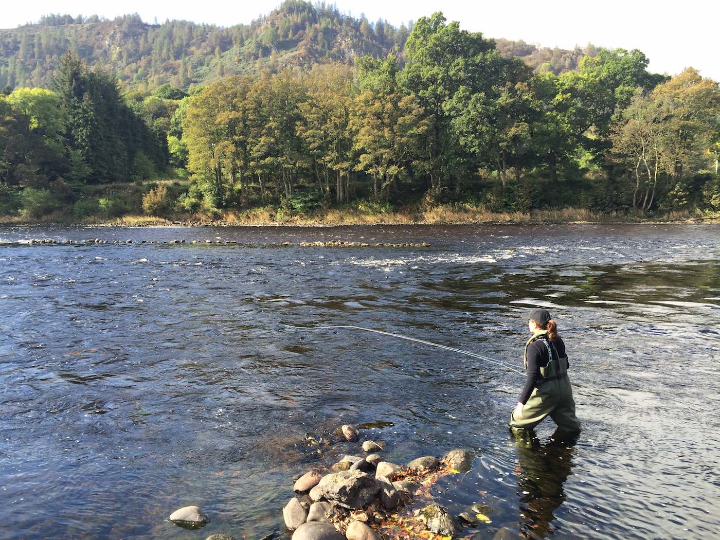 Perfect Scottish Fly Streams On The Tay Near Dunkeld