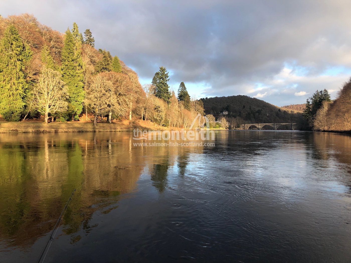 The Fyfey Pool on the Dunkeld House salmon beat.
