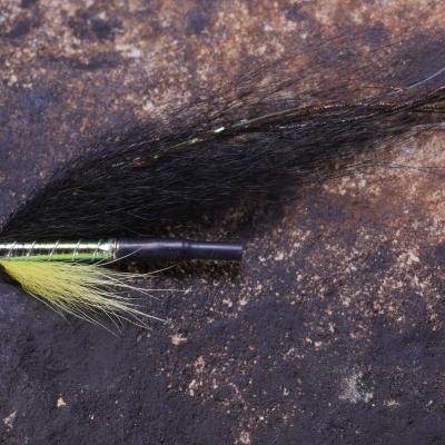 This is a deadly early Spring salmon fishing fly pattern that is the only fly to use on the Dee between 15 January to 15 February. Salmon fishing visitors do very well with this pattern in early Spring and all of the River Dee professional salmon guides won't fish another salmon fly pattern until well into April each year.