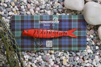Traditional salmon lure colour of 'bright red', highly effective throughout the season and especially during the Autumn months